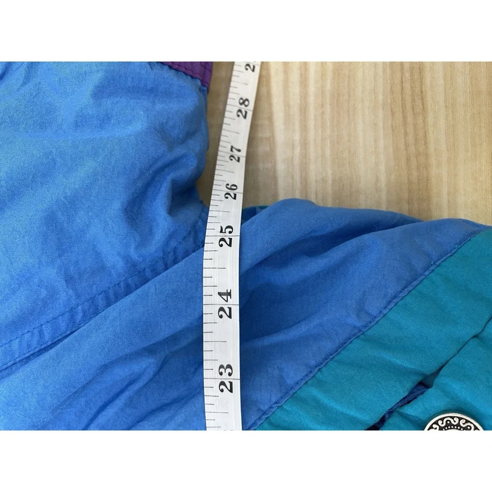 London Towne Limits Vintage 90s Style Color‎ Block Winter Puffer Coat Small